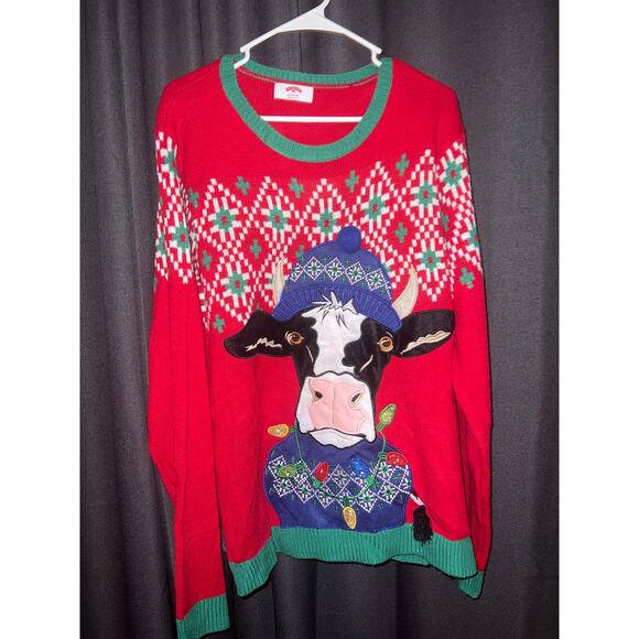 Ugly Christmas Sweater Size X-Large - Picture 1 of 3